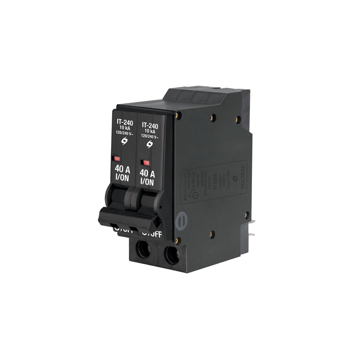 Interruptor de 2 polos 40A, enchufable, VOLTECK