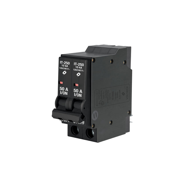Interruptor de 2 polos 50A, enchufable, VOLTECK