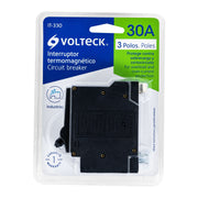 Interruptor de 3 polos 30A, enchufable, VOLTECK