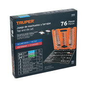 Juego de 76 piezas de machuelos y tarrajas, TRUPER
