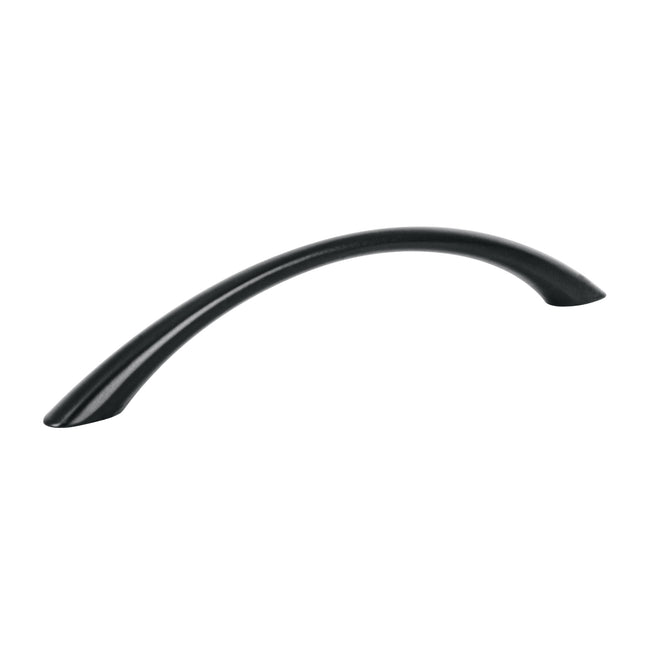 Jaladera de 128mm, línea Arco, negro, HERMEX