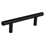 Jaladera de acero, 96mm, línea Cilindro, negro, HERMEX