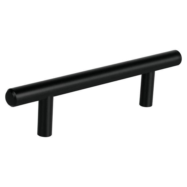 Jaladera de acero, 96mm, línea Cilindro, negro, HERMEX
