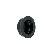 Jaladera de embutir circular No. 3 acabado negro
