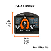 Avellanador para tubo, ajustable de 3/16' a 5/8', TRUPER