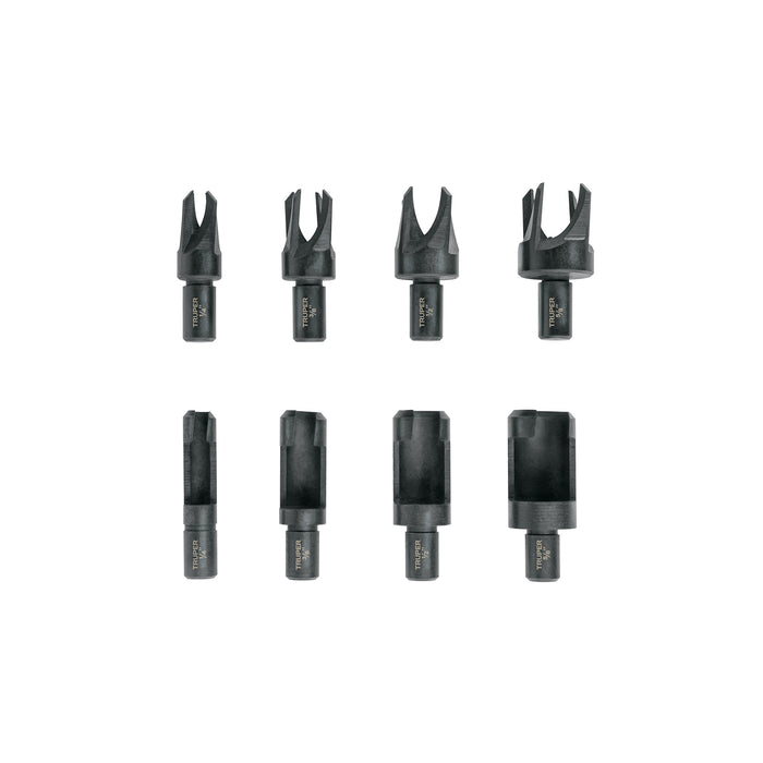 Juego de 8 brocas clavacote para madera, TRUPER