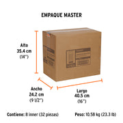 Juego de 5 brocas multimaterial, TRUPER