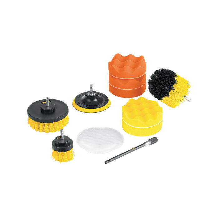 Juego 11 accesorios, limpieza y pulido para taladro, PRETUL