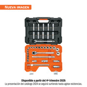 Juego de 36 herramientas cuadro 1/2' mm para mecánico