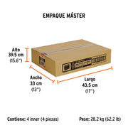Juego de 36 herramientas cuadro 1/2' mm para mecánico