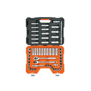 Juego de 56 herramientas cuadro 1/2' std y mm para mecánico