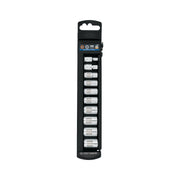 Juego de 10 dados cuadro 1/4' mm, TRUPER
