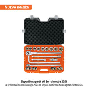 Juego de 23 herramientas cuadro 3/4' mm para mecánico
