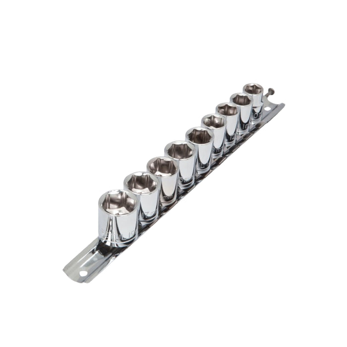Juego de 9 dados cuadro 3/8' mm, PRETUL