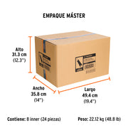 Desarmador tipo matraca con 42 puntas, 14 dados y extensión