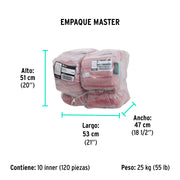 Jerga roja sarga gruesa de 1 m x 48 cm, KLINTEK