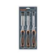Juego de 3 formones mango Comfort Grip, TRUPER