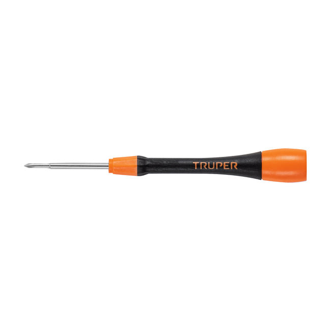 Desarmador de precisión de cruz PH0 mango ergonómico, TRUPER
