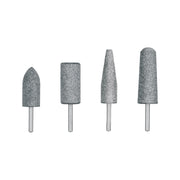 Juego de 4 piedras montadas zanco 1/4', acero inoxidable