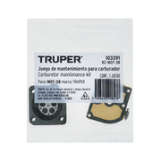 Kit de mantenimiento p/carburador MOT-3814/3816/3818, TRUPER