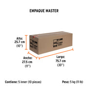 Kit respirador con cartuchos pintura y pesticida, EXPERT