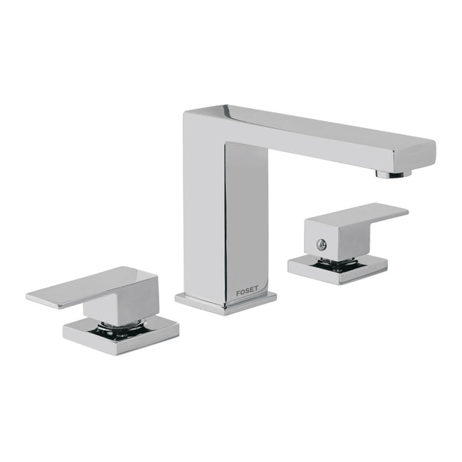 Mezcladora para lavabo taladros separados, cromo, FOSET KUBO