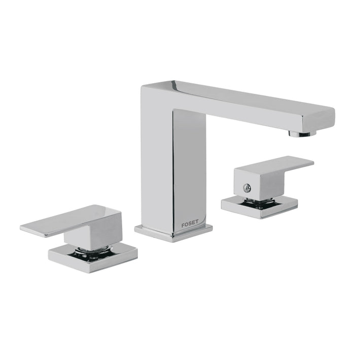 Mezcladora para lavabo taladros separados, cromo, FOSET KUBO