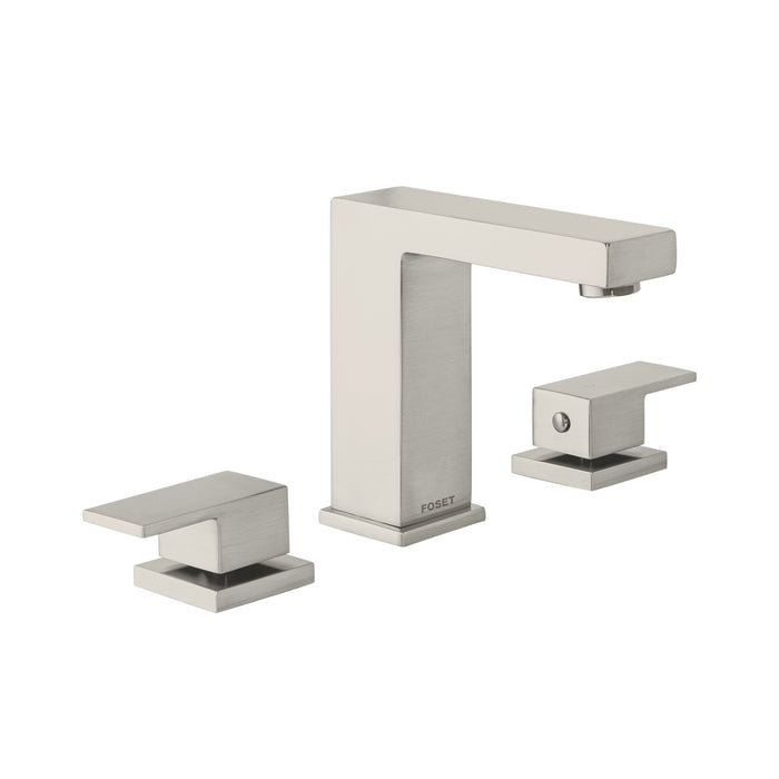 Mezcladora para lavabo taladros separados, satín, FOSET KUBO