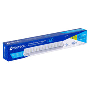 Lámpara de emergencia, 90 LEDs, 500 lm, recargable, VOLTECK