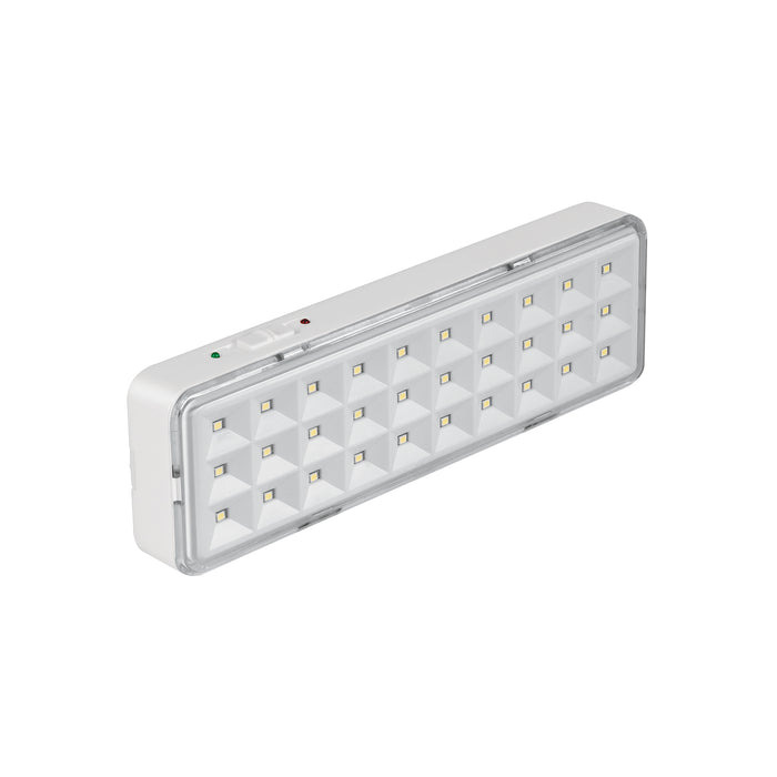 Lámpara de emergencia de 30 Leds, 220 lm recargable, VOLTECK