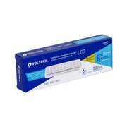 Lámpara de emergencia de 30 Leds, 220 lm recargable, VOLTECK