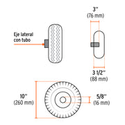 Hidrolavadora con motor a gasolina, 2,800 PSI, TRUPER