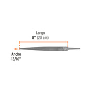 Lima para cerrajero fina 8', TRUPER