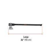 Hacha labor entera 2-1/2 lb, mango de fibra de vidrio 36'