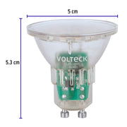 Lámpara trans. de LED 3 W MR16 base GU10 luz de día, blíster