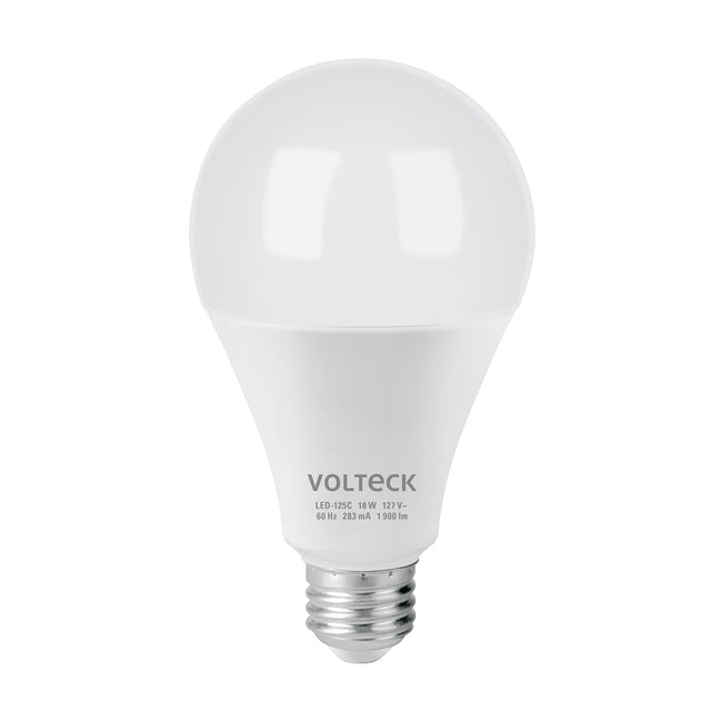 Foco LED 18W (125W) A25, 3000K blanca cálida, 1900 lm, caja