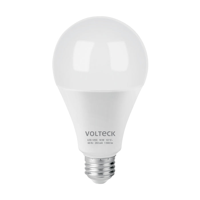 Foco LED 18W (125W) A25, 3000K blanca cálida, 1900 lm, caja
