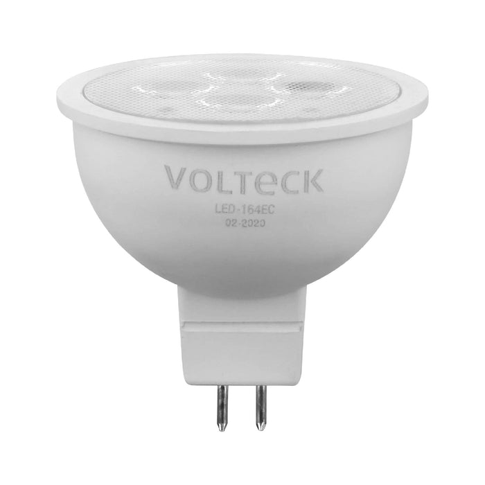 Foco LED MR16 GU5.3 4W (30W) 3000K luz blanca cálida VOLTECK