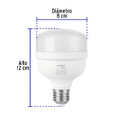 Foco LED alta potencia 20W (170W) 6500 K, VOLTECK BASIC