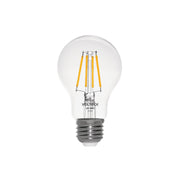 Foco LED filamento 6 W, A19, 2700K luz ambar, E26, VOLTECK