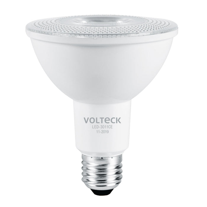 Foco LED 11 W tipo PAR30, 3000K blanca cálida, VOLTECK