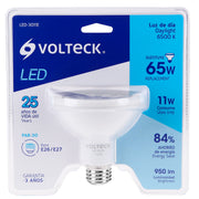 Foco LED 11 W tipo PAR30, 6500K blanca fría, VOLTECK