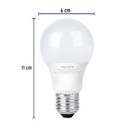 Foco LED 3W (25W) A19, 6500K blanca fría, 270 lm, blíster