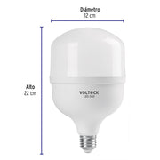 Foco LED alta potencia 40 W (350 W), 6500 K, E26, VOLTECK