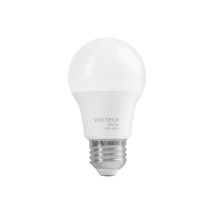 Foco LED 6W (40W) A19, 6500K blanca fría, 570 lm, BASIC
