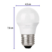 Foco LED 6W (40W) G45, 3000K blanca cálida, 550 lm, blíster