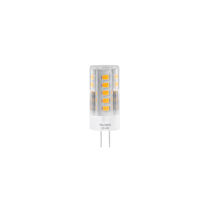Foco LED 3 W, tipo capsula, 2700K luz ámbar, G4, VOLTECK