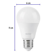 Foco LED 9W (60W) A19, sensor de movimiento, 6500K, VOLTECK