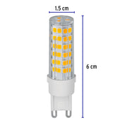 Foco LED 4 W, tipo capsula, 2700K luz ámbar, G9, VOLTECK