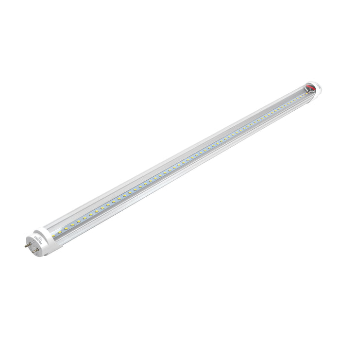 Tubo LED T8 9W G13, 6500K blanca fría, transparente, VOLTECK